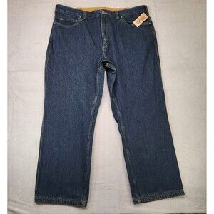 NWT Duluth Trading Ballroom Jeans Mens 42x30 Relaxed Fit Blue Dark Wash Straight